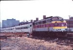 MBTA 1103 with leased GO Transit cars